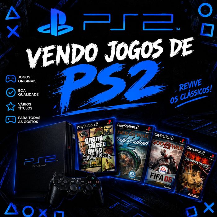 Vendo jogos ps2 .