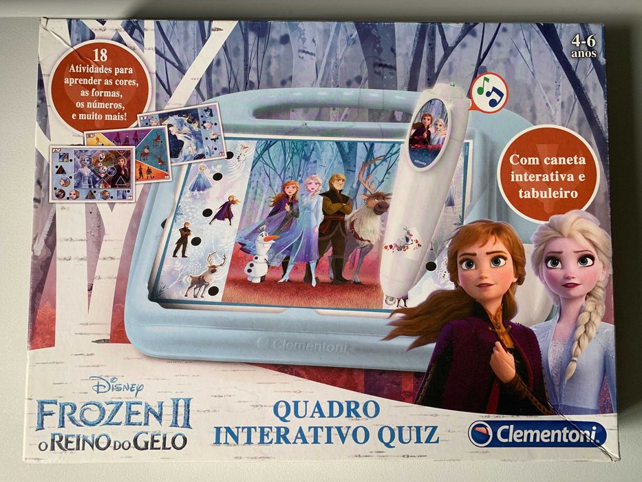 Quadro Interativo Frozen II: O Reino do Gelo