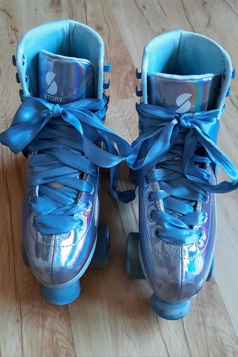 Wrotki rolki figurowe tradycyjne Story Quad skate dziewczęce roz. 38