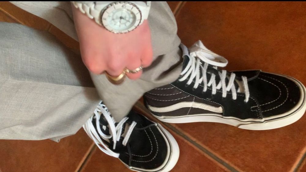 Vans Cano Alto e Plataforma