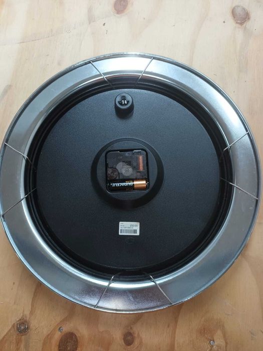 Relógio de Parede Prateado