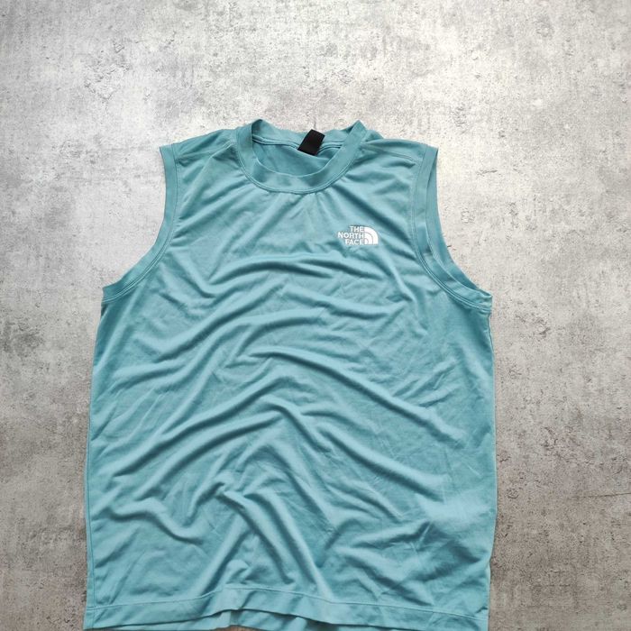 MĘSKA Koszulka PREMIUM Trekking TNF Haft Góry bez Rękaw The North Face