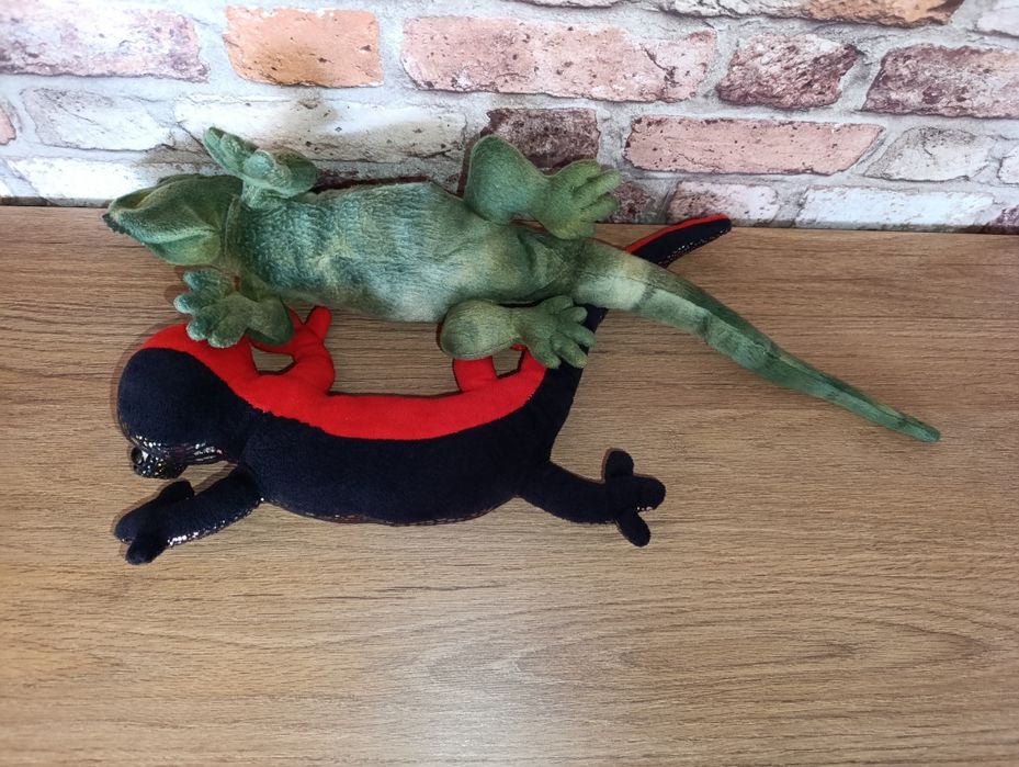 Maskotka agama brodata 55 cm, jaszczurka  jak  prawdziwa