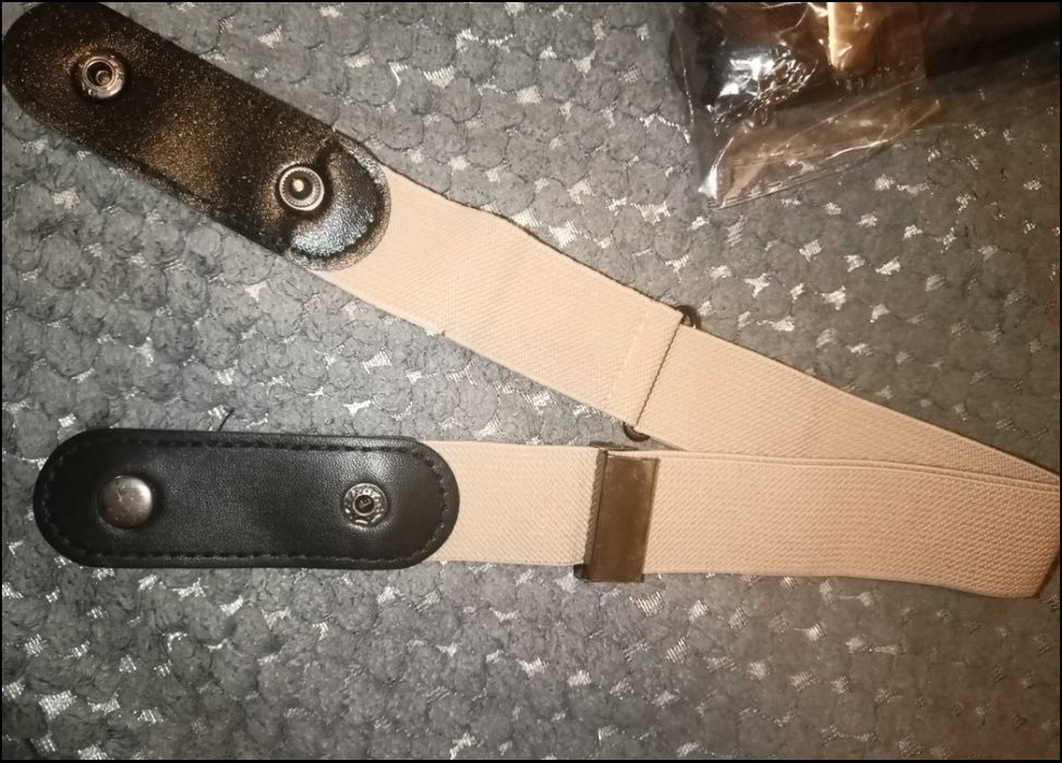 Elastyczny pasek do dżinsów bez klamry