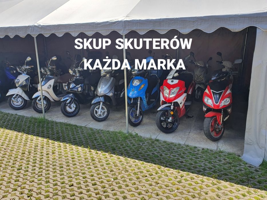 SKUP skuter skuterów motorowerów każda marka GOTÓWKA TRANSPORT