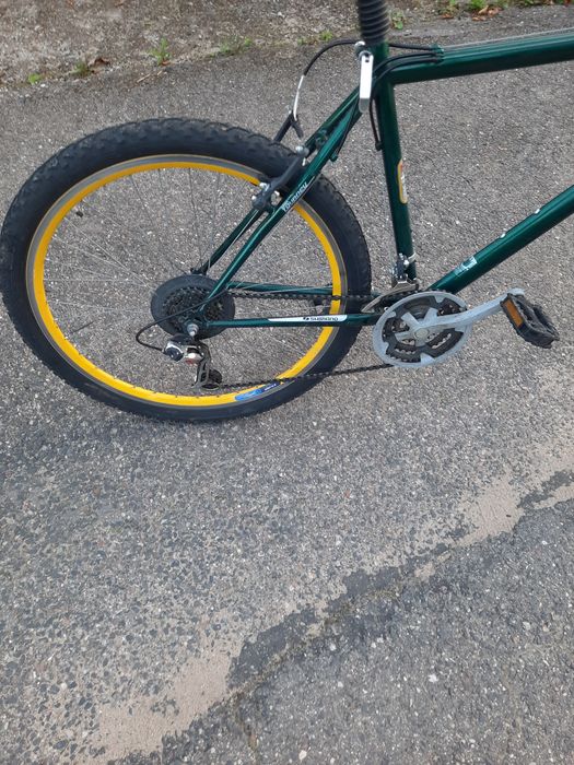 Rower żółto zielony