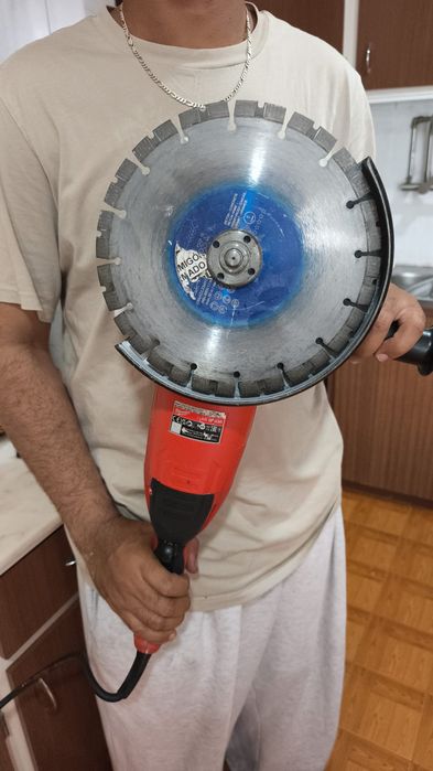 Rebarbadora Milwaukee AG 22-230 2200W 230mm Profissional Deadman*