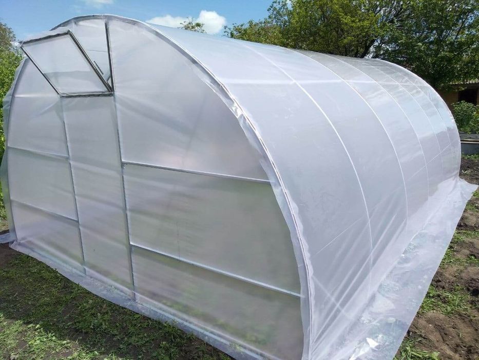 Усиленная теплица 3×6 / 4×10 — плёнка 150 мкм