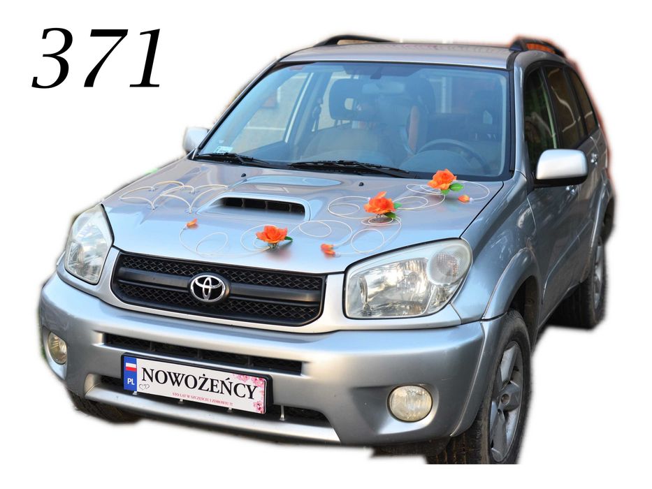 TYLKO U NAS herbaciane róże Dekoracja na samochód auto Nr 371