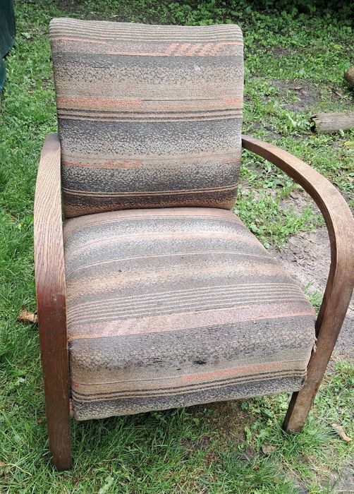 2 fotele tapicerowane Art Deco