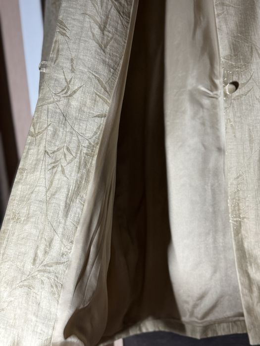 Подовжений піджак з льону Mark&Spencer