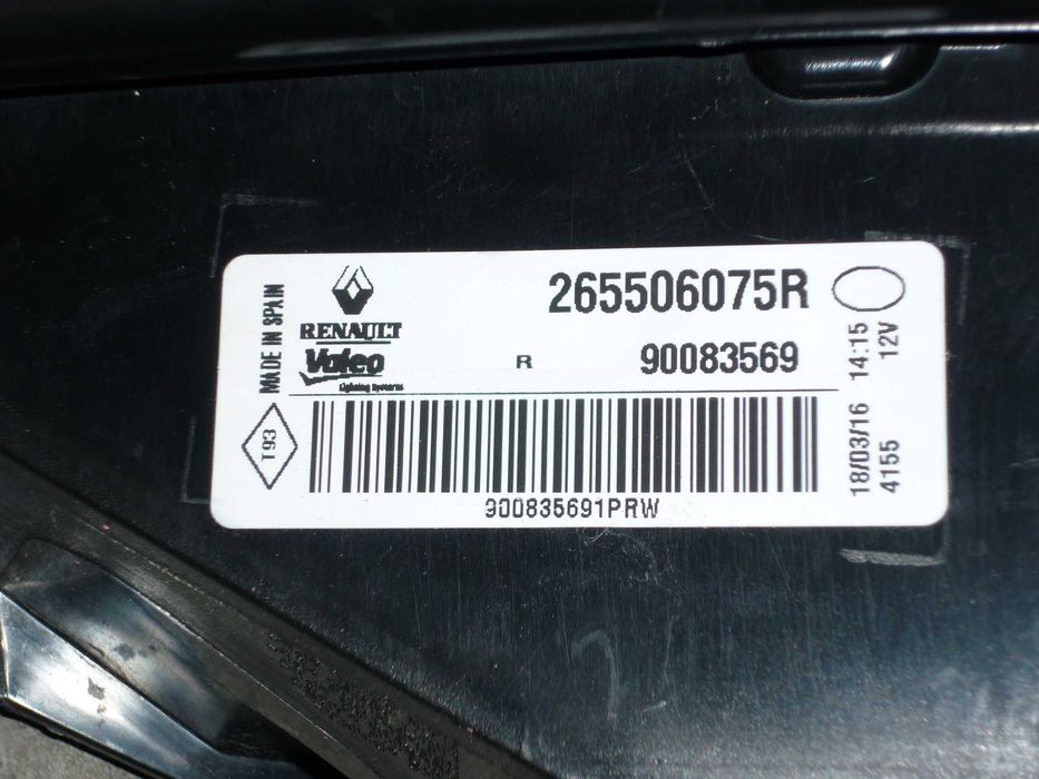 Farolim direito Renault Megane 4