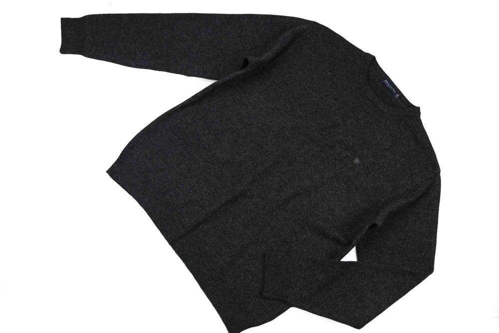 Redford sweter szary 100% lambswool Man XXL