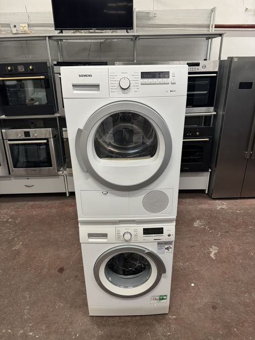 Zestaw pralka+suszarka+łącznik SIEMENS 8kg. Gwarancja. Transport