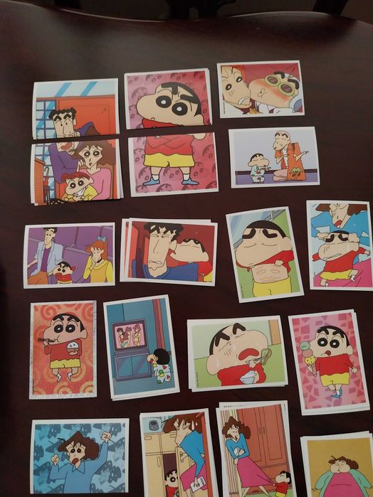 Lote 45 cromos autocolantes Shinchan, Panini