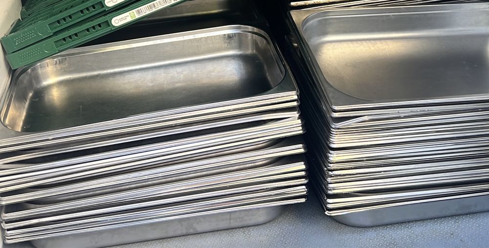 Tabuleiros Industriais em inox