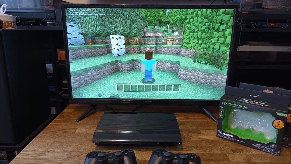 Konsola PS3 Super Slim 500GB HEN Przerobiona 2 Pady 50+ gier PKGi