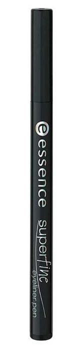 ESSENCE Super Fine EYELINER W PISAKU 01 Deep Black Pen Czarny 1ml