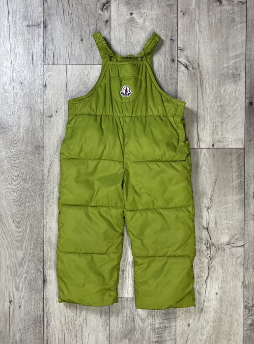 Moncler костюм комплект детский 5-6 лет зеленый зимний
