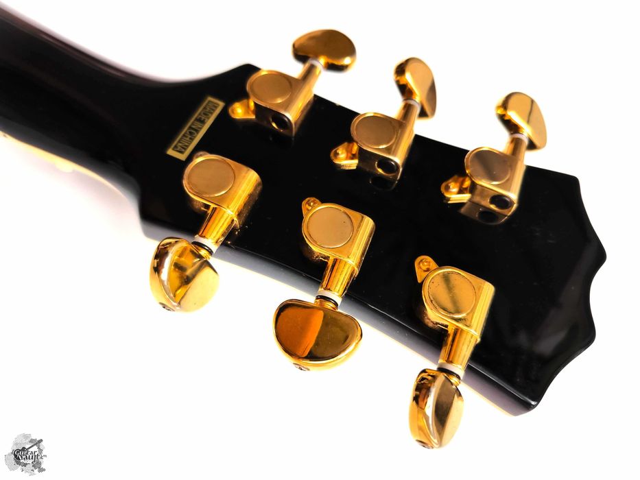 $450 Morgan Les Paul Custom '2015 Ebony Black з новим чохлом