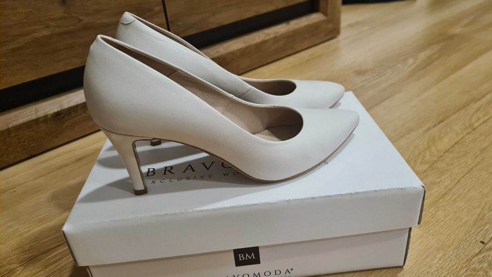 Buty ślubne - skóra naturalna