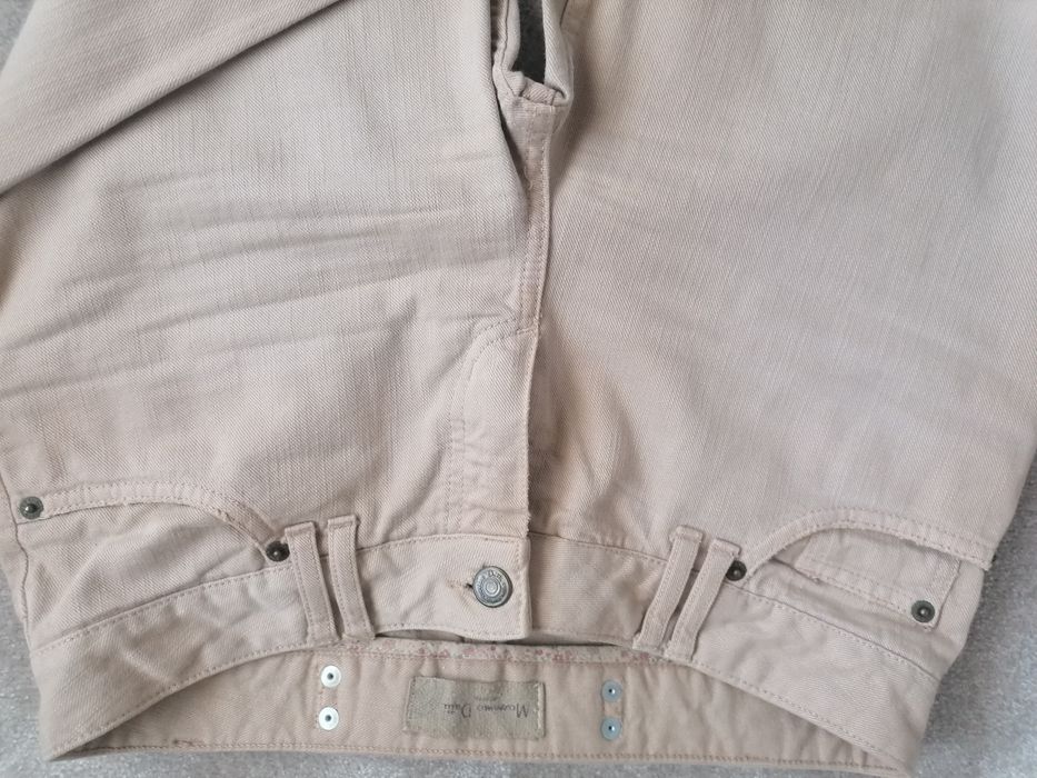 Calças curtas, cor bege, Massimo Dutti, t38