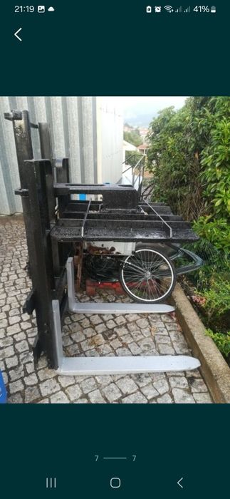 Prensa para hortícolas para empilhador