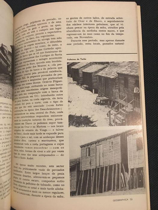 Geographica. Veiga de oliveira. Palheiros e Barracos-Romaria