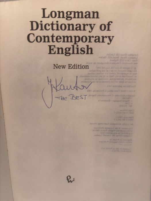 Longman Dictionary of Contemporary English 1987 twarda oprawa słownik