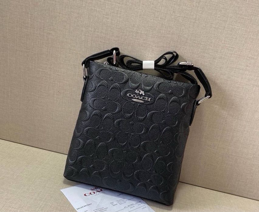 Купить мужской подарочный набор coach  ремень и сумка коач барсетка