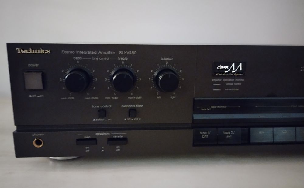 Technics amplificador VU 450 excelente estado Classe AA