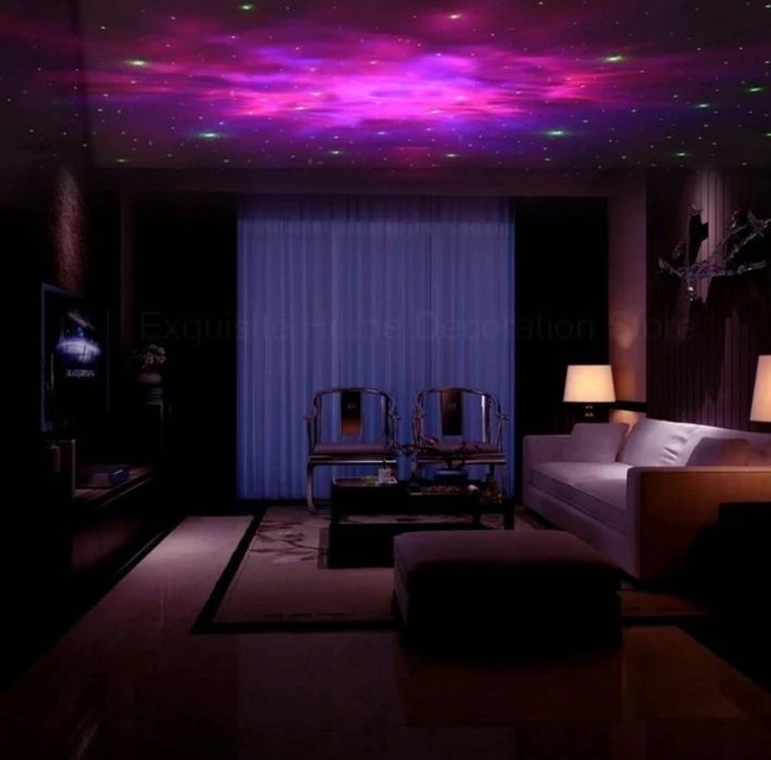 Зірковий проєктор Астронавт MINI Farraray Білий Обертання на 360