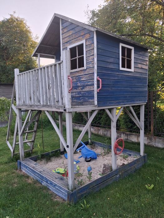 Domek ogrodowy dziecięcy drewniany