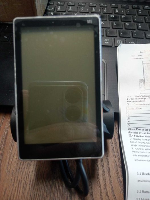 Painel LCD M5 para E-Bike / Trotinete - 36V (Novo)