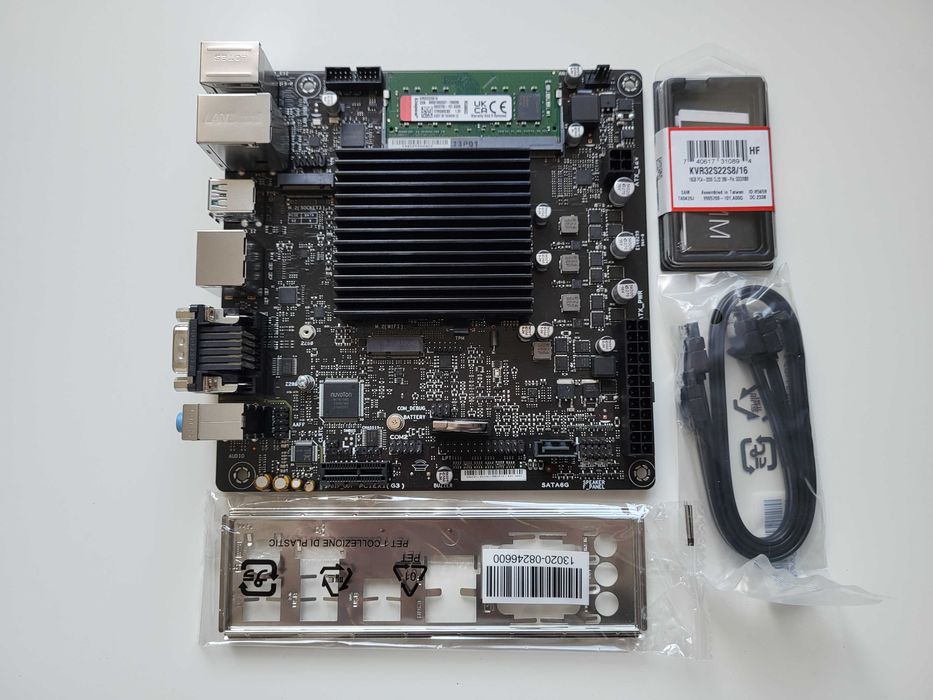 Материнська плата для NAS server Asus N100i-D D4-CSM 16GB DDR4 ITX