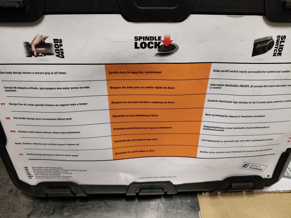 Rebarbadora Work nova