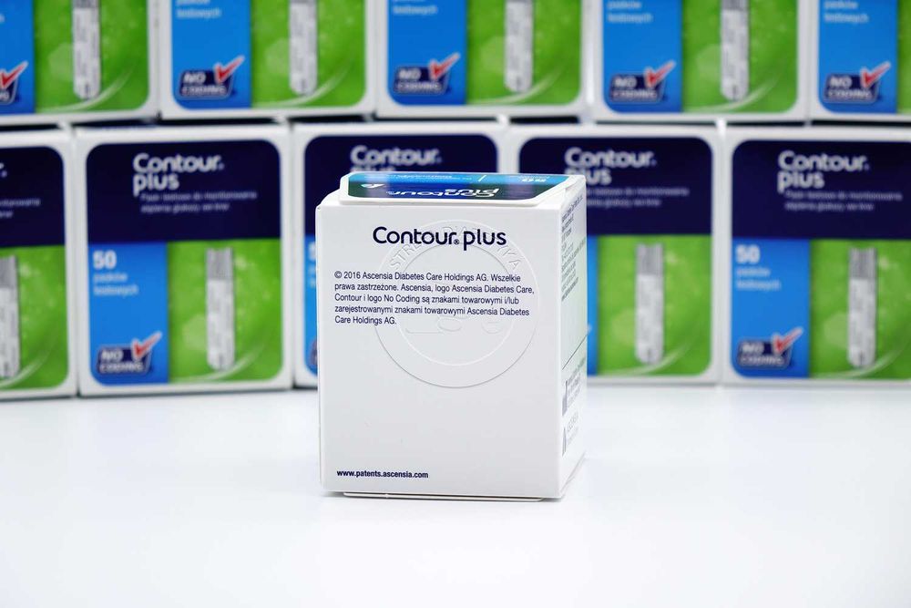 11 x Paski do glukometru – CONTOUR PLUS