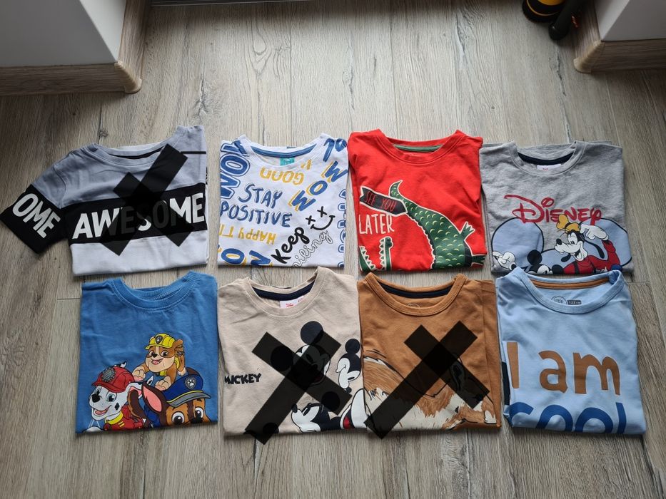 T-shirt bluzki rozmiar 122