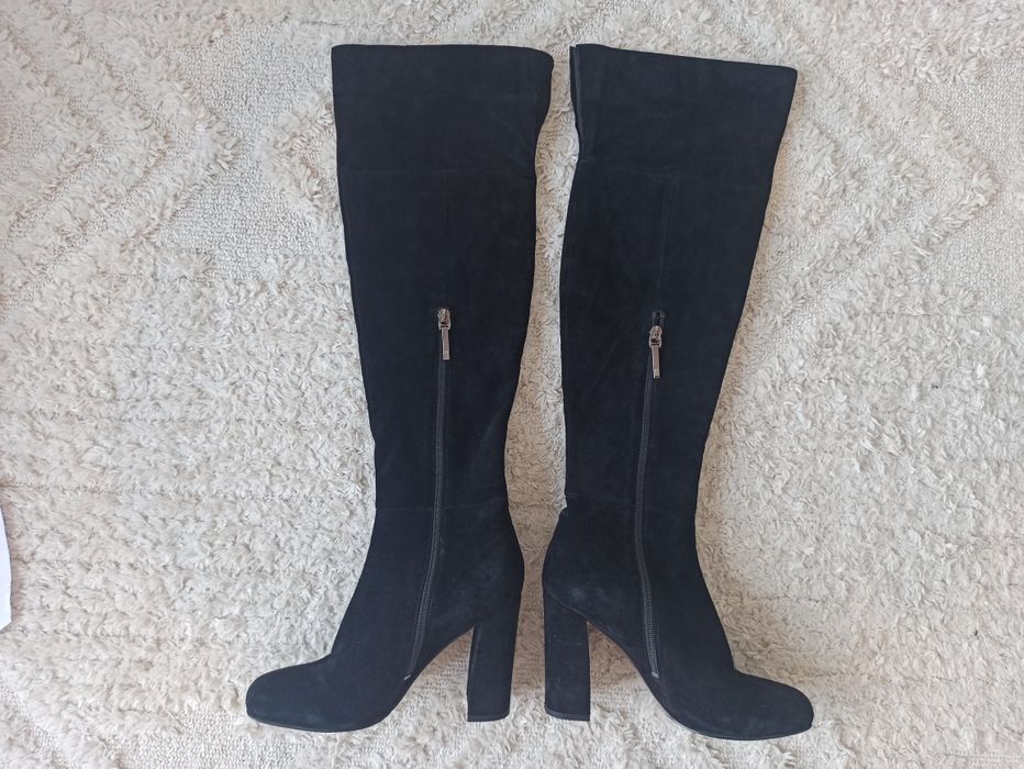 Kozaki za kolano zamszowe rozmiar 37