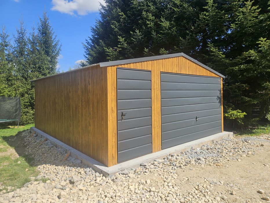 5x5 MAŁ Garaże Blaszane Garaż Blaszany Blaszak Blaszaki  Obróbki