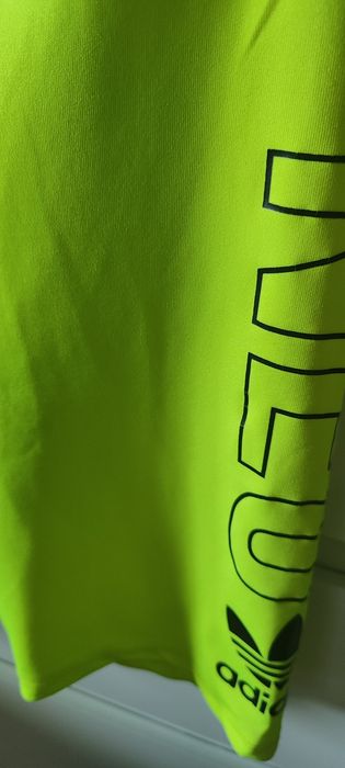 Hit Adidas biker spodenki kolarki neon r. L/XL