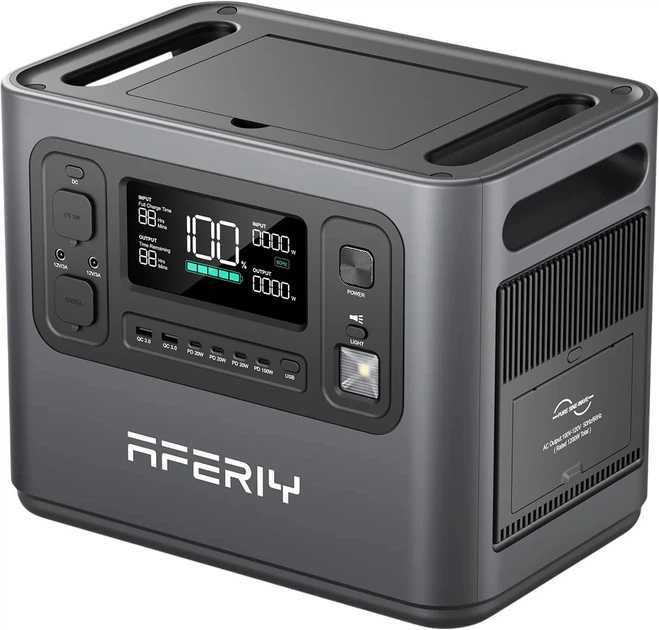 Зарядні станції Aferiy (LiFePO4) + cонячна панель. Відправка без передоплат.