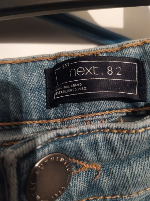 Spodnie jeans dziewczęce Next 13 lat niebieskie