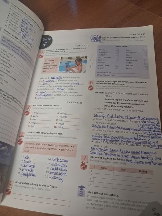 Ćwiczenia do niemieckiego  komplett 1