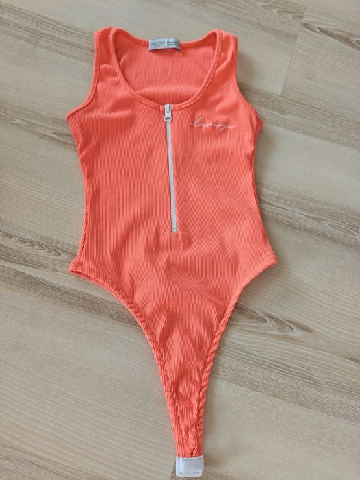 Neonowe body Ola Voga S z zamkiem