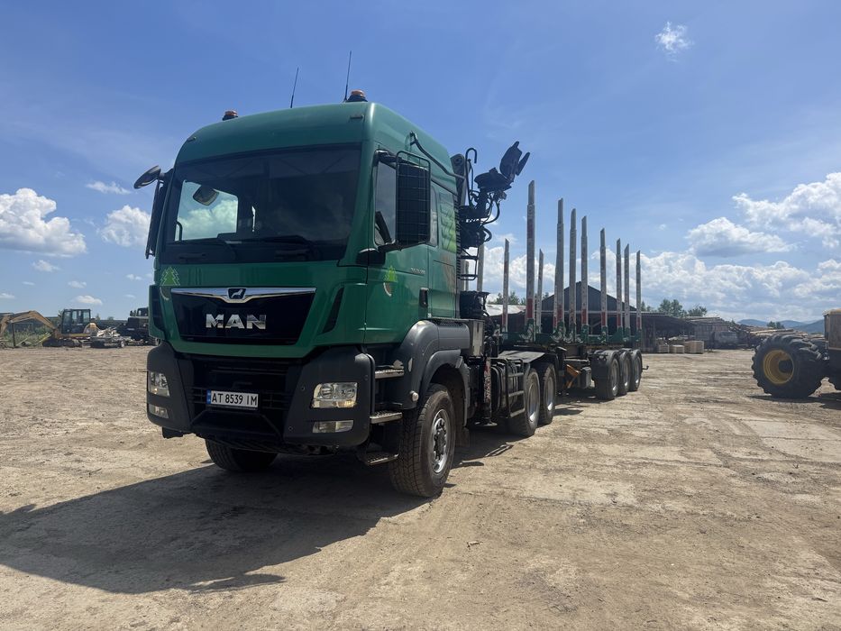 Лісовоз MAN TGS 33.500 6x6+ напівпричіп Doll в наявсноті(без пробігу по Україні)