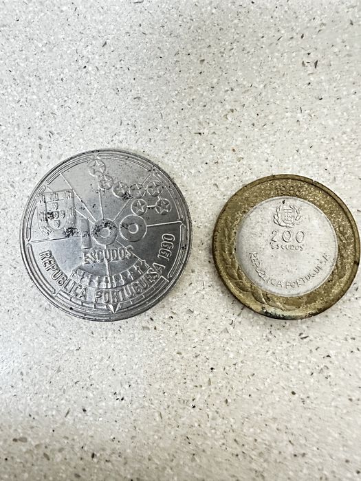 Moeda Expo 98 e 100 escudos 1990