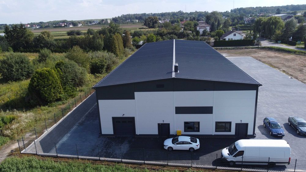 Hala magazynowa ocieplana Gaj-Stal 1331 m2 22x60,5x7,4