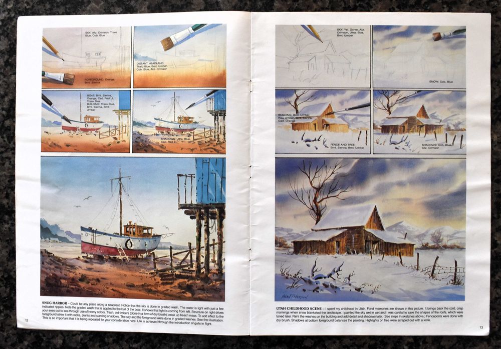 Watercolors Step by Step by Kolan Petersons (1985)