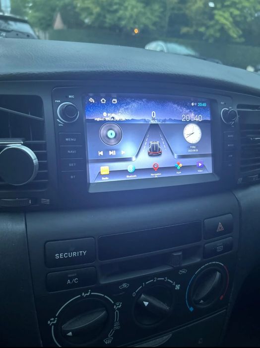 Entregas grátis zona grande Porto Rádio Android 14 Toyota Corolla E120